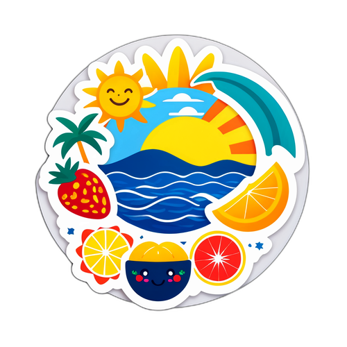 Yaz Aktiviteleri Sticker'ı