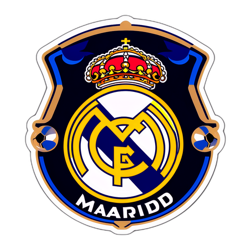 Stiker Vintage Real Madrid