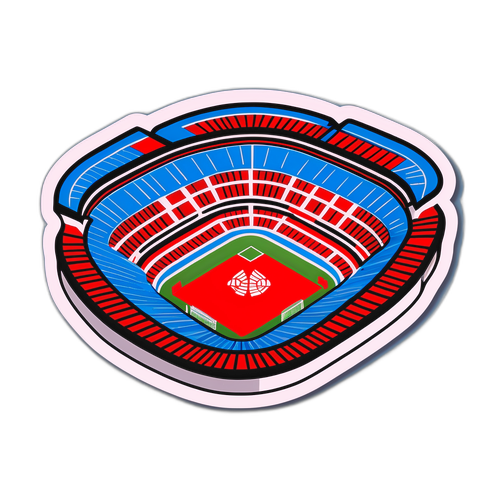 Stiker Stadium Maracanã yang Ikonik