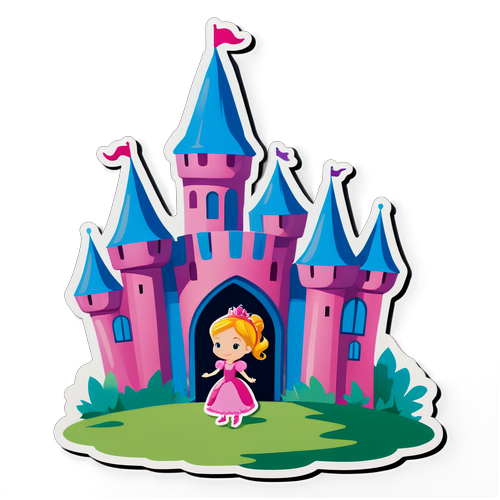 童话故事中的城堡和公主