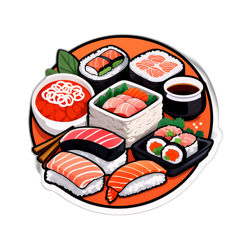 日本料理貼紙