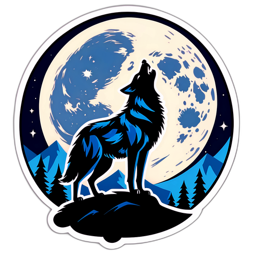 Teen Wolf Temalı Kurt Stickerı
