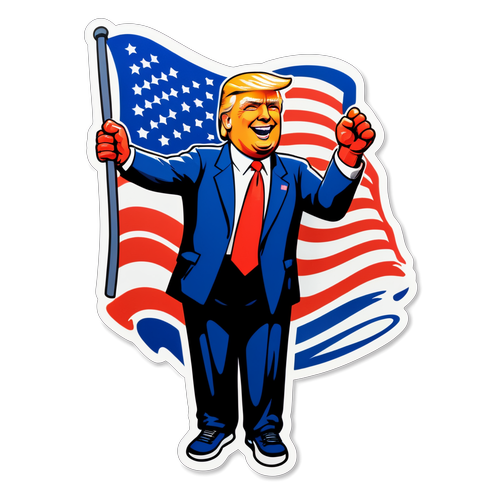 Unleash Your Patriotism! Why This Trump Sticker is the Ultimate Symbol of Strength for Sports Fans!