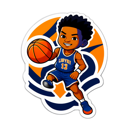 李博易籃球精神貼紙