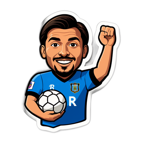 Híres Blackburn Rovers mezben ünneplő szurkoló