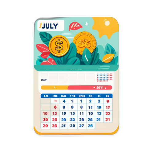 Calendario de Pagos de ANSES con Ilustraciones de Billetes y Monedas