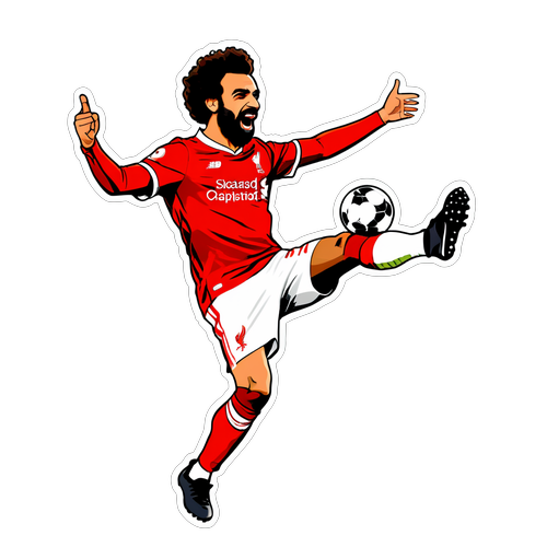 Celebrating Victory: Mo Salah's Epic Goal Moment