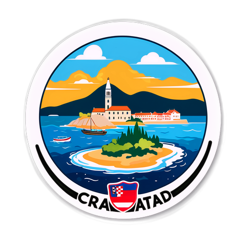 סטיקר חופי קרואטיה