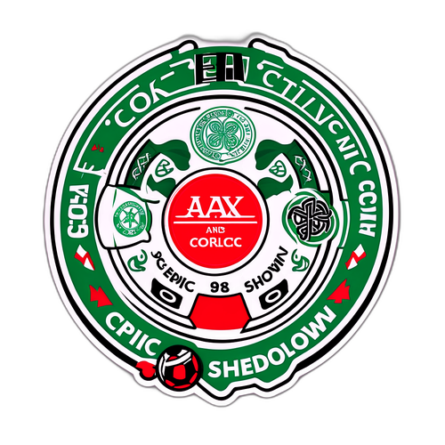 Stiker Tematik Bola Sepak: Konflik Ajax dan Celtic