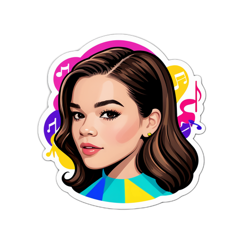 Colorful Hailee Steinfeld Sticker