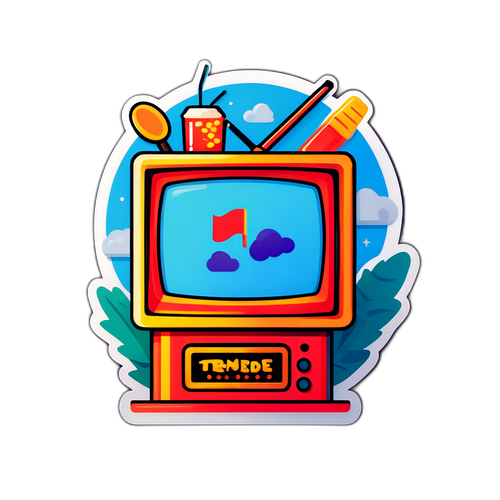 Ilustração de Televisão para Assistir a Série Tremembé