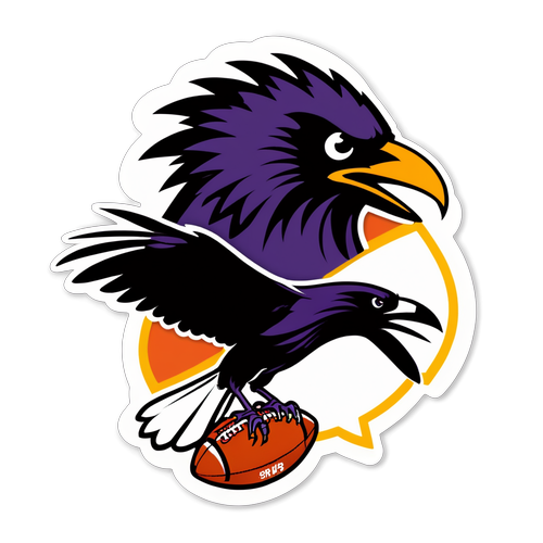 Ravens vs. Browns Showdown Sticker