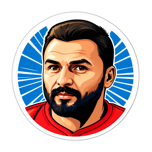 Наклейка з обличчям Павла Єлізарова