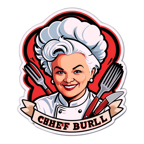 Vintage na Sticker ni Chef Anne Burrell