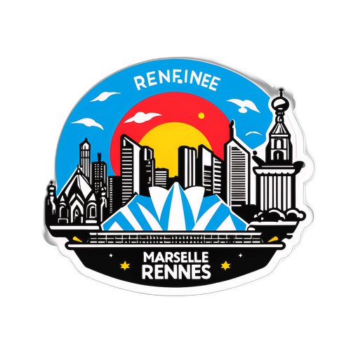 Sticker trận đấu Marseille vs Rennes