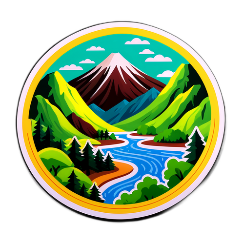 宜蘭自然風景貼紙