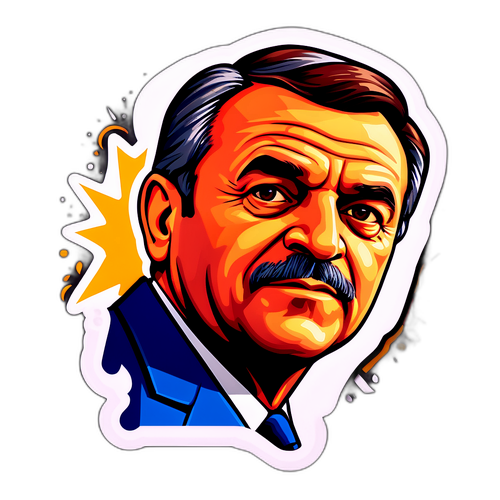 Retrato estilizado del político Fabra