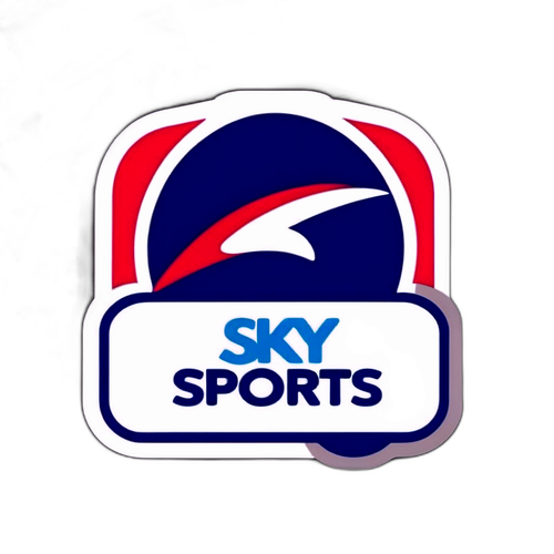 Sportsetisk klistremerke med Sky Sports-logo