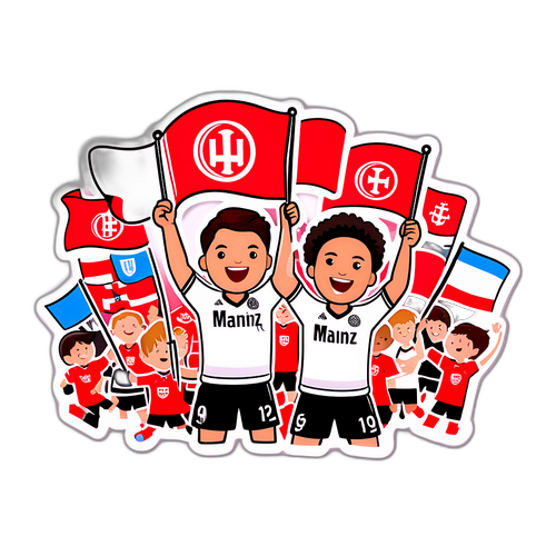 Mashabiki wa Rosenborg na Mainz Wakisherehekea