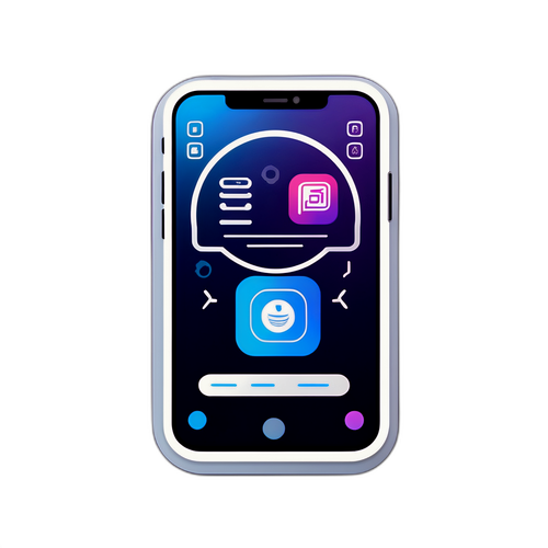 Futuristisches Aufkleberdesign für 'iOS 26.2'