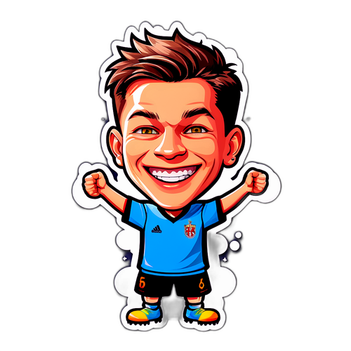 Carácter sonriente de Jannik Sinner