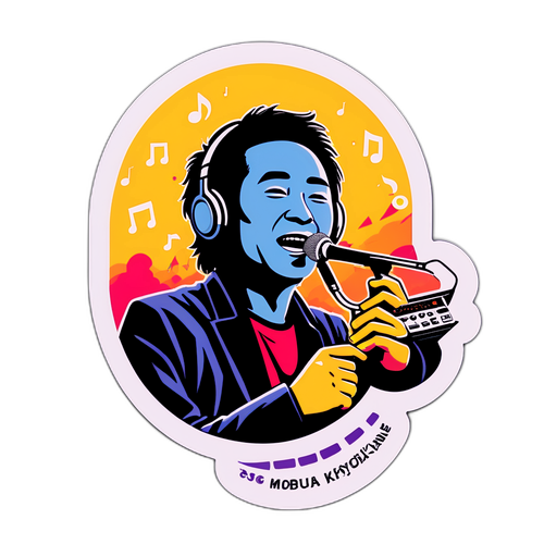 音楽イベントポスターステッカー