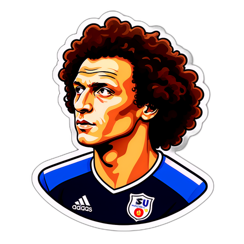 Retrato estilizado de David Luiz