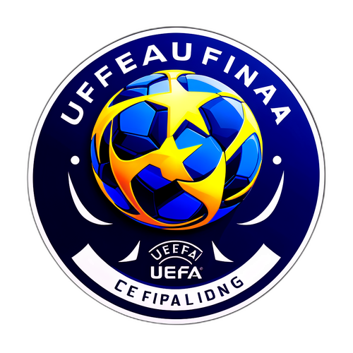 Σχεδίαση αυτοκόλλητου με το λογότυπο της UEFA