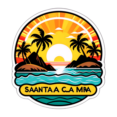 Sticker de Santa Clara del Mar