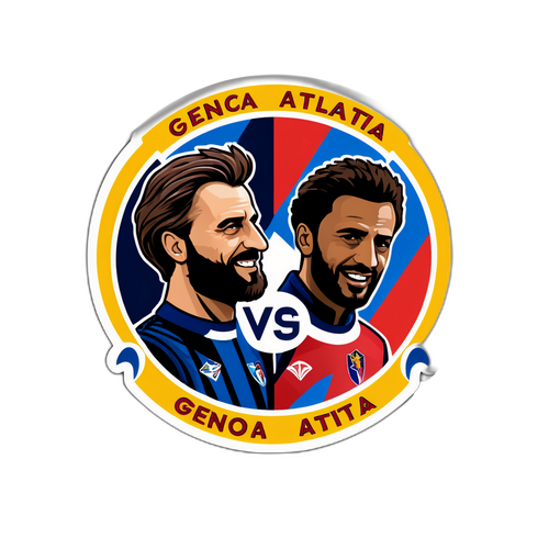 Genoa vs Atalanta Sticker