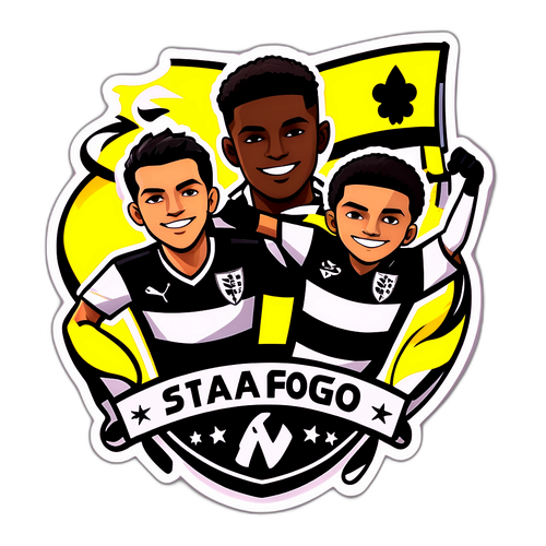 Sticker đội Botafogo và Vasco