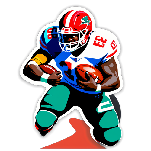 Dynamic Tackle Sticker of Dre Greenlaw