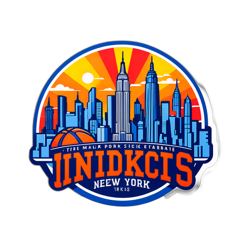 Sticker ng Pride ng New York Knicks