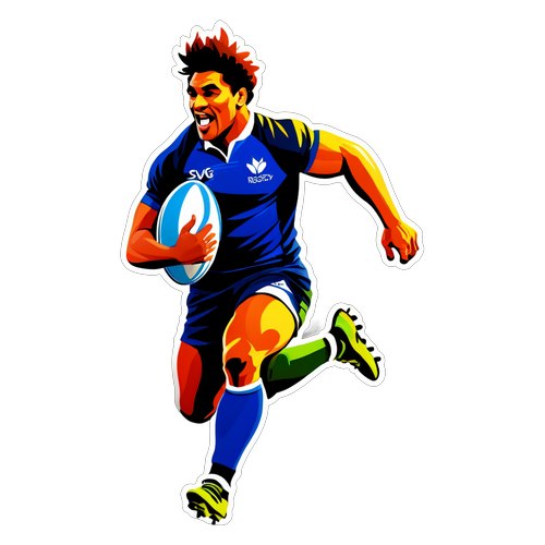 Unleash the Thrill of the Olympics: Rugby Sevens 2024 Is Here! Discover the Must-Have Sticker!