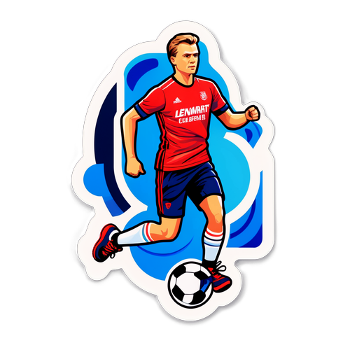 Moderne klistermærke med Lennart Karl