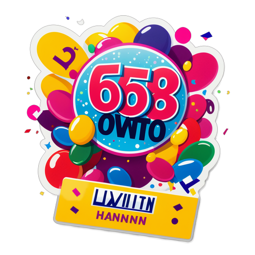 Vibrant Lotto Sticker