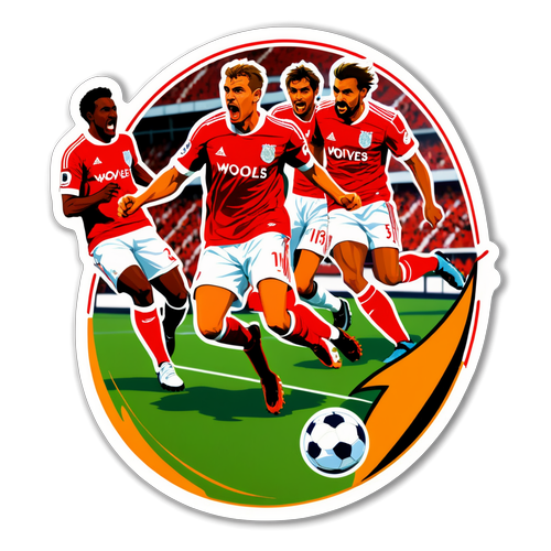 Nottingham Forest vs Wolves Match Sticker