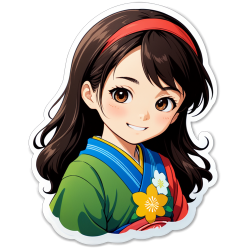 和歌子 島崎のかわいいイラストと名言に関するステッカー