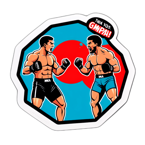 Autocollant de Combat MMA