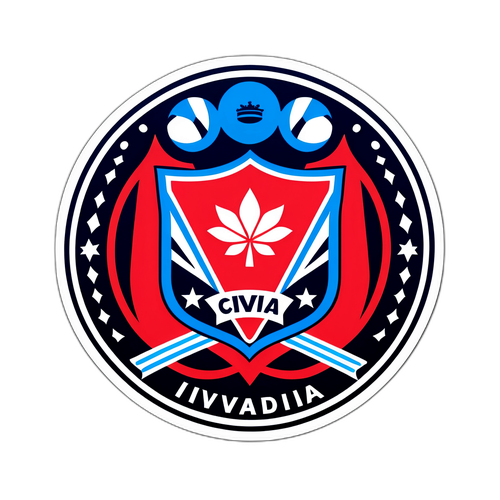 Desain Stiker Emblem Independiente Rivadavia