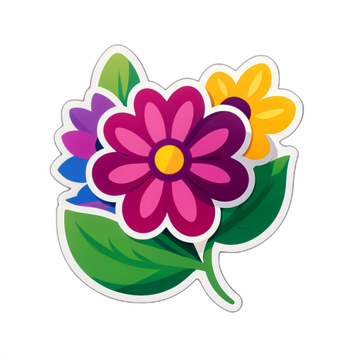 Design de flori de primăvară pentru a celebra dragostea pentru muzica lui Dan Alexa