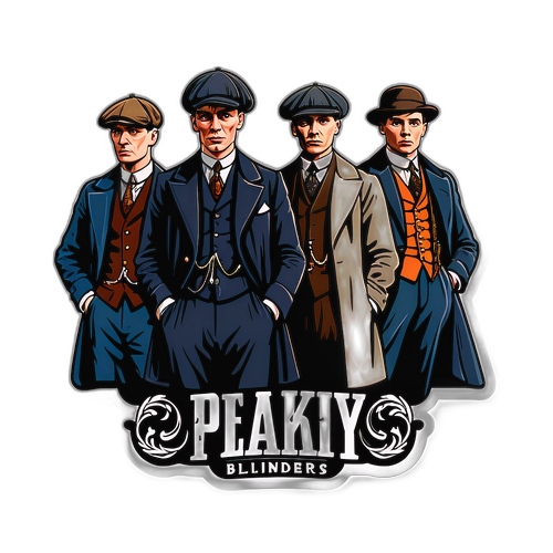 Adesivo Vintage Peaky Blinders