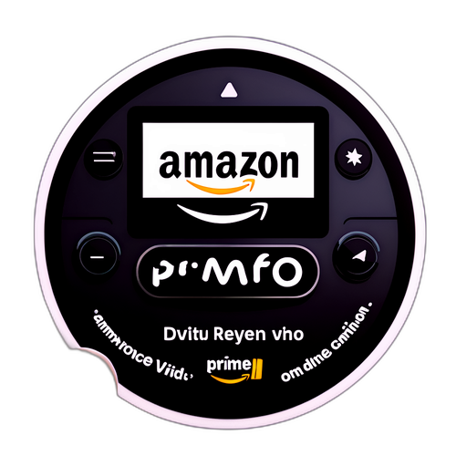Autocollant avec télécommande Amazon Prime Video