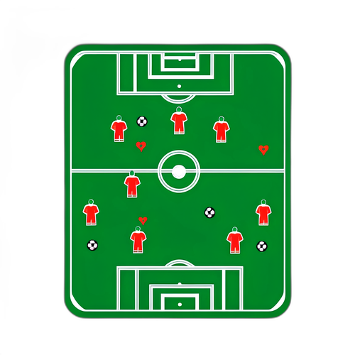 Minimalist Fotografisk Design av Fotballbane