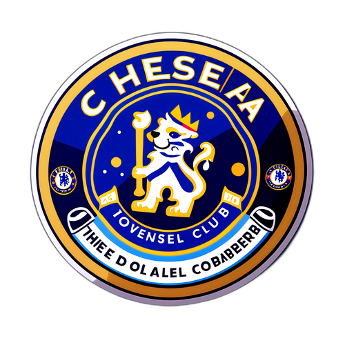 Designový vzorový nálepka pro Chelsea