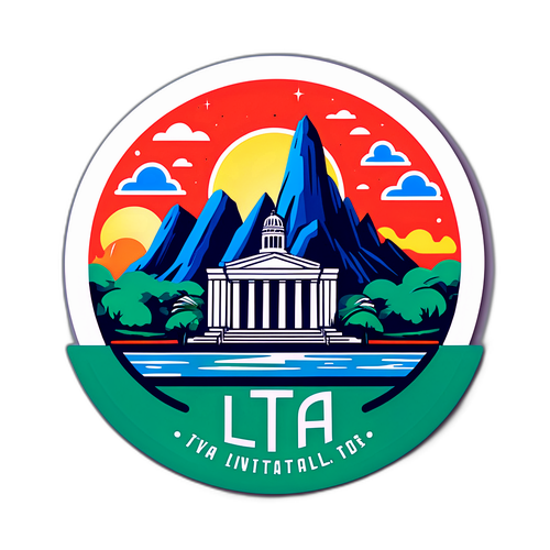 LTA 로고와 기념비적 위치의 일러스트