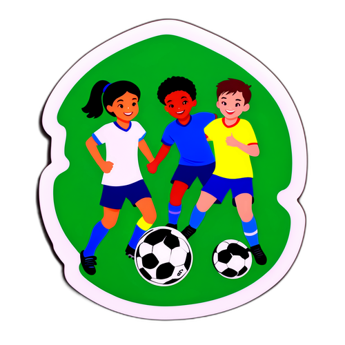 Sticker dedicat ligilor de fotbal pentru tineret