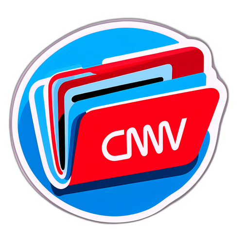 Sticker animé inspiré par CNN