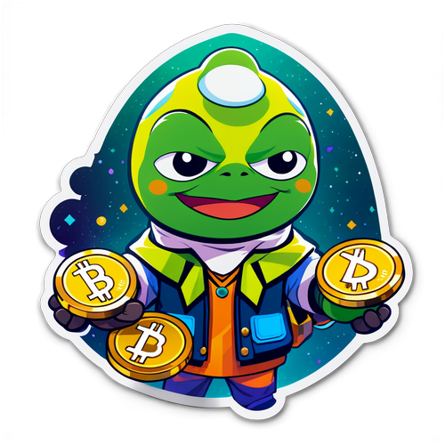 Pepe Coin Sticker