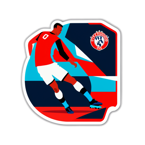 Sticker van de Rivaliteit tussen PSV en Feyenoord